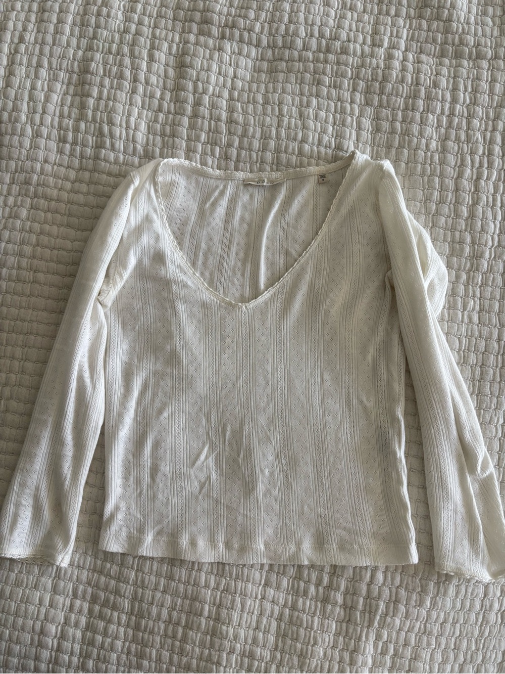 Doen Cilla pointelle long sleeve